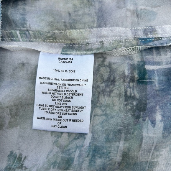 269.GO BY GO SILK Women’s Abstract Print Blouse - Picture 13 of 14